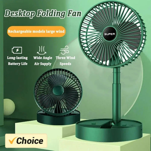 Small Fan Retractable USB Portable Mute ventilateur portable