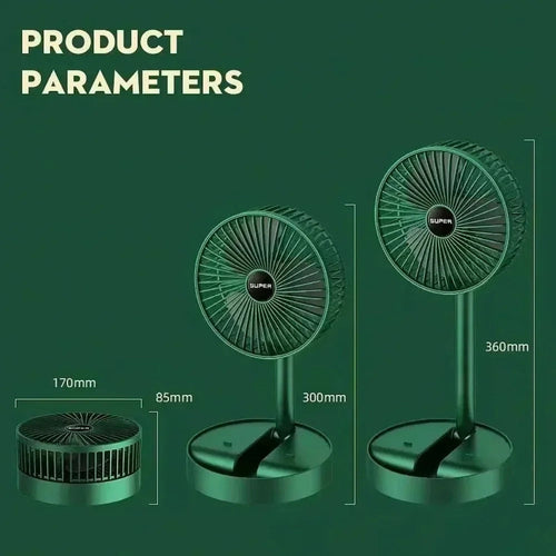 Small Fan Retractable USB Portable Mute ventilateur portable